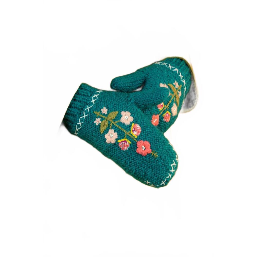 NEW POWDER heidi mittens in teal